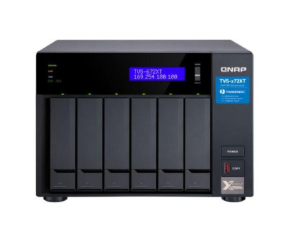 Dysk sieciowy QNAP Serwer NAS TVS-672XT-i5-8G 6bayNAS 10GBASE-T Thunderbolt 3